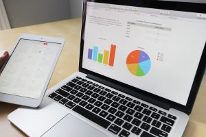 How To Visualize Data - Graphs on laptop and tab screens